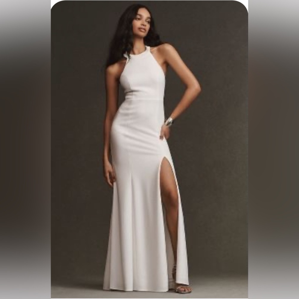 BHLDN Juliana Stretch Crepe Maxi Dress